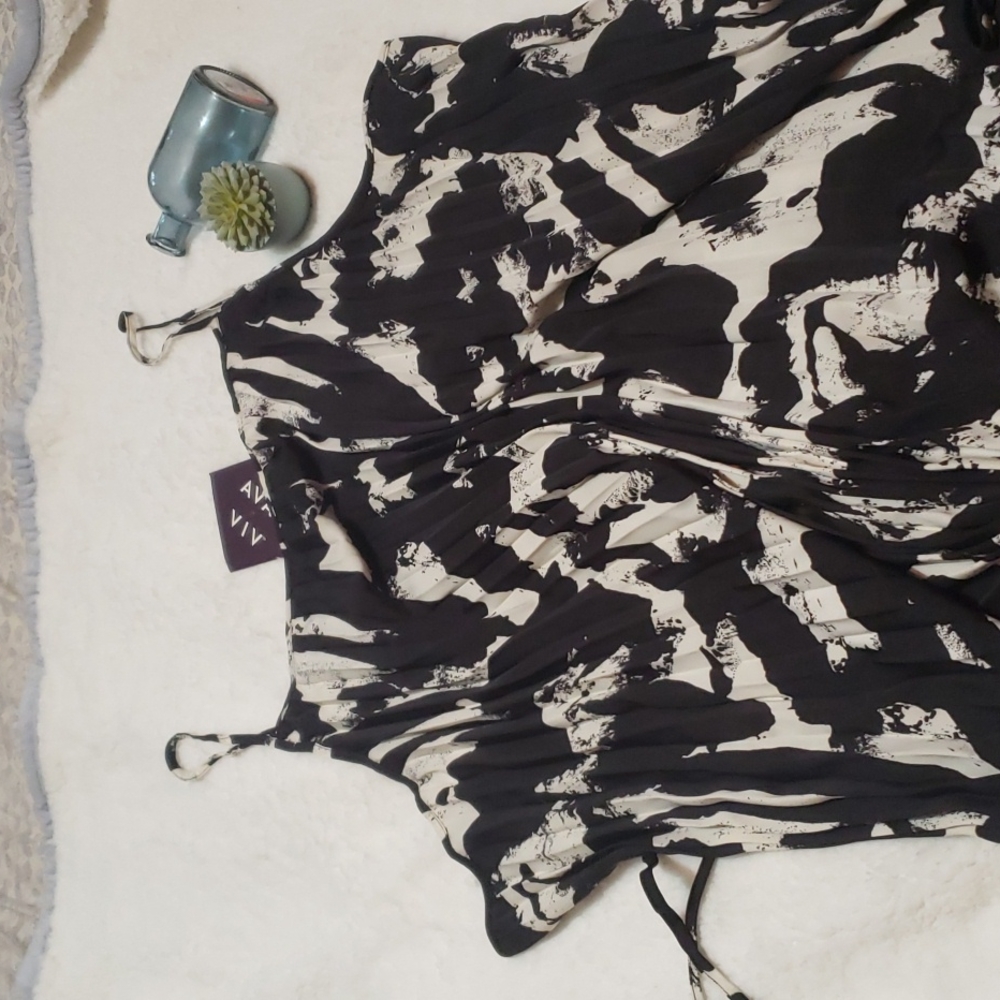 Ava and Viv Plus Size Midi Dress - Picture 2 of 4
